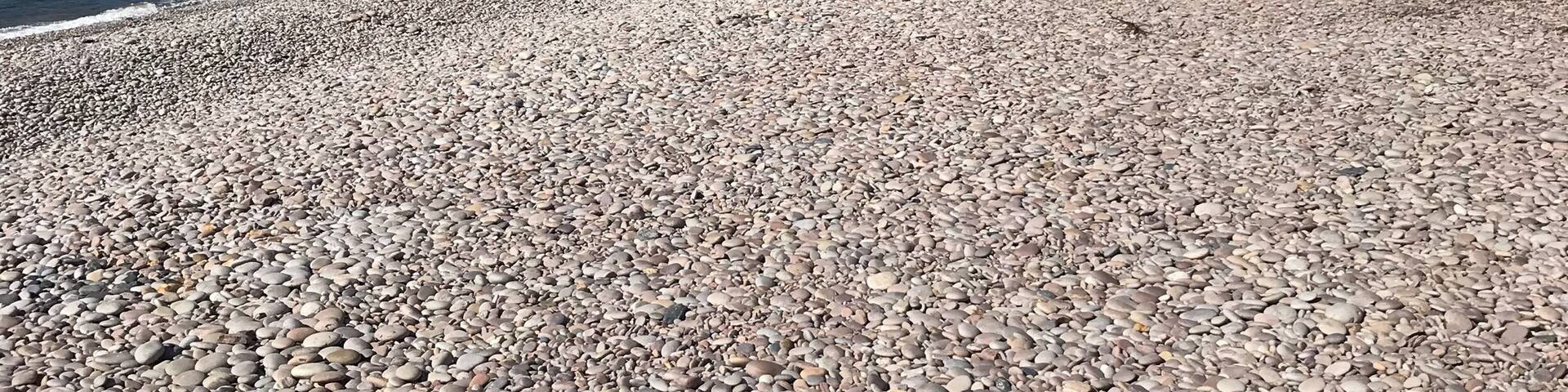 I love this beach, the red rock, blue sea and sky. A wonderful example of a Jurassic coast. Also my childhood holidays were spent here. A little piece of my heart will always be here.