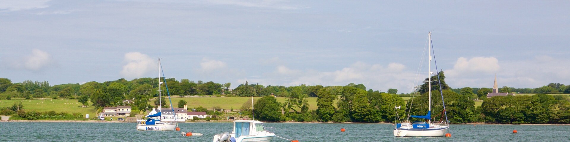 Y Felinheli which includes boating, general coastal views and sailing