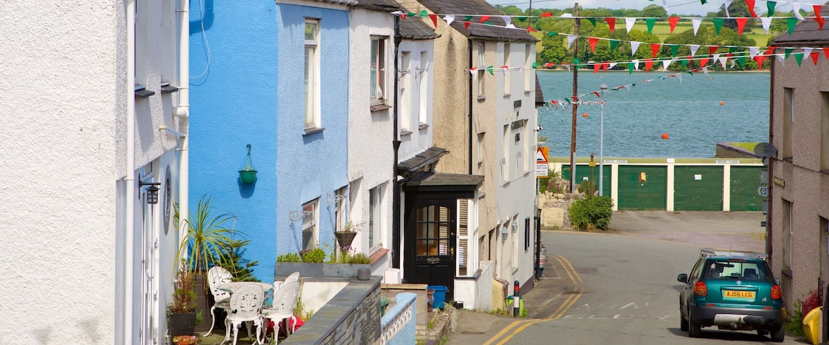 Y Felinheli showing street scenes