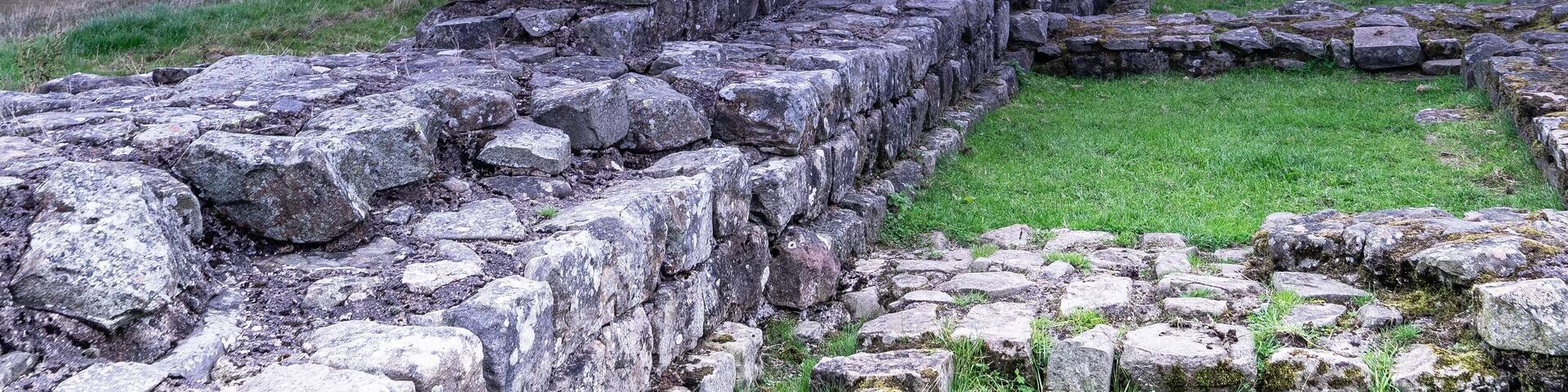 Hadrians Wall near the Shield in the Wall