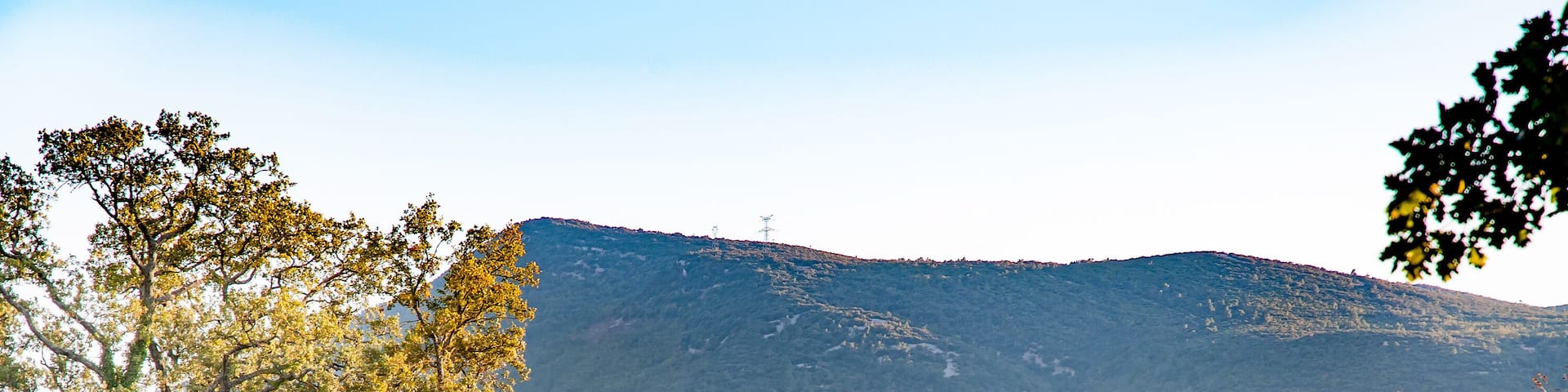 Eglise Saint Christophe (Saint Christophe Church), in Sollies-Toucas, Provence, France. In the background appears the mountain named Pilon Saint-Clement
