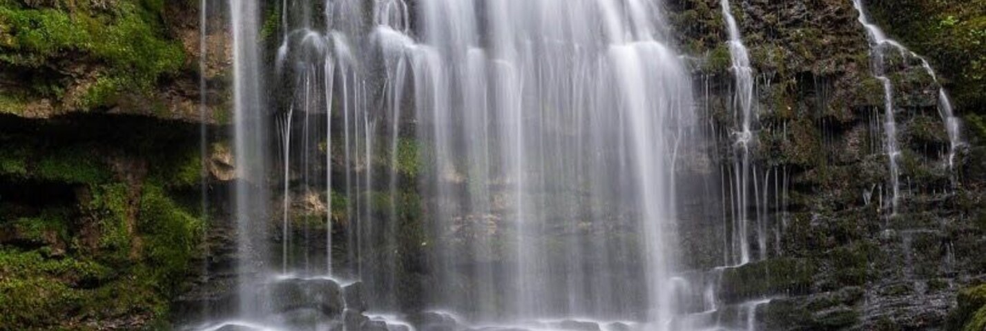 Nice little multi tiered waterfall