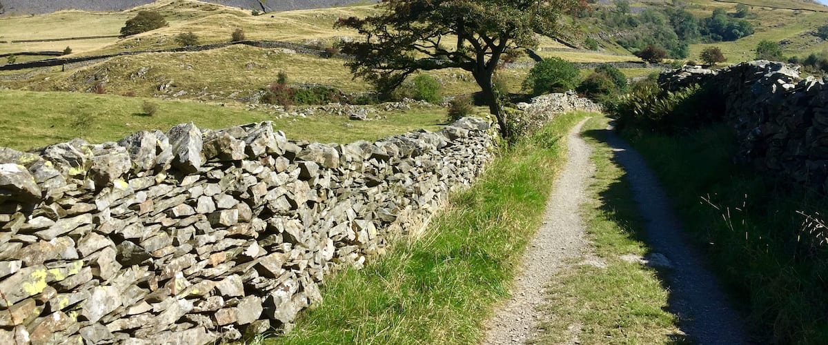 Following an ancient bridleway
