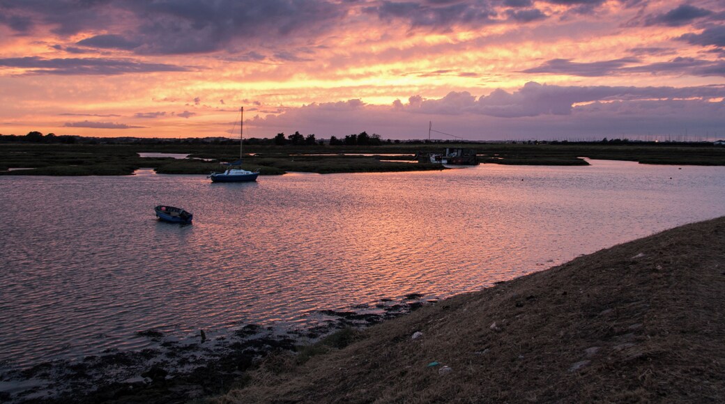 Sunset on the Naze waters