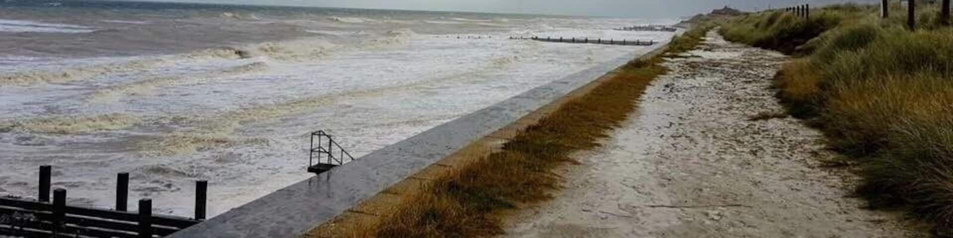 A remote Norfolk beach, perfect for dog walking! #takeahike #aquatrove