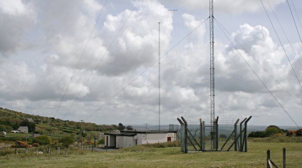Radio Transmission Masts on Lanner Hill.