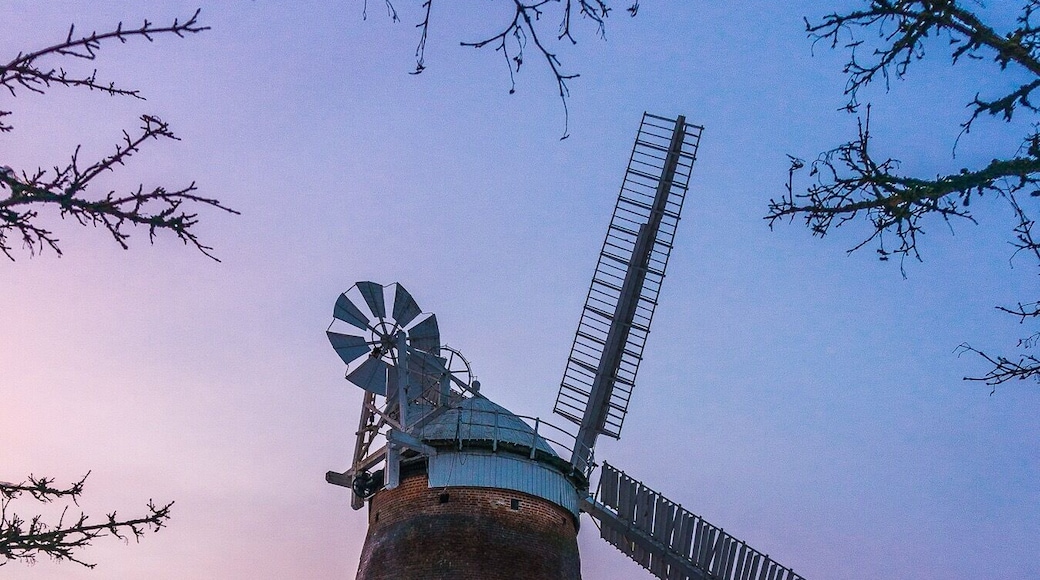 Lovely walk on local public pathway with fantastic views of Windmill known variously as John Webb's Mill or Lowe's Mill.
Thaxted Windmill is a grade II listed tower mill on the edge of the historic hilltop town of Thaxted, about 6 miles south east of Saffron Walden. The mill stands 48 feet high, and is made of red brick, with four wooden sails.
The mill was erected in 1804 on land owned by John Webb, a successful businessman who owned a number of properties locally, including a brick and tile work, and the local Swan Inn. There were 4 other mills in Thaxted at the time, but these were traditional post mills, whereas Webb's Mill was built to a tower design (a post mill rotates the entire body of the structure around a central column, while a tower mill rotates a moveable cap to which the sails are attatched).
The family of millers who worked the mill were the Lowe family, and so the building is sometimes referred to as Lowe's Mill. Interestingly, one of the recent leaders of the John Webb’s Windmill Trust that runs the mill is a direct descendent of the Lowe family.
The building material was local brick, fired just half a mile away, and there were 3 sets of millstones. The mill was in operation for just over a century, but by 1907 it was uneconomic to keep open. The advent of efficient steam engines made wind power less appealling and more costly.
#red #windmill #sunset #uk #britain #england #eastanglia #colours #history #perspectives
