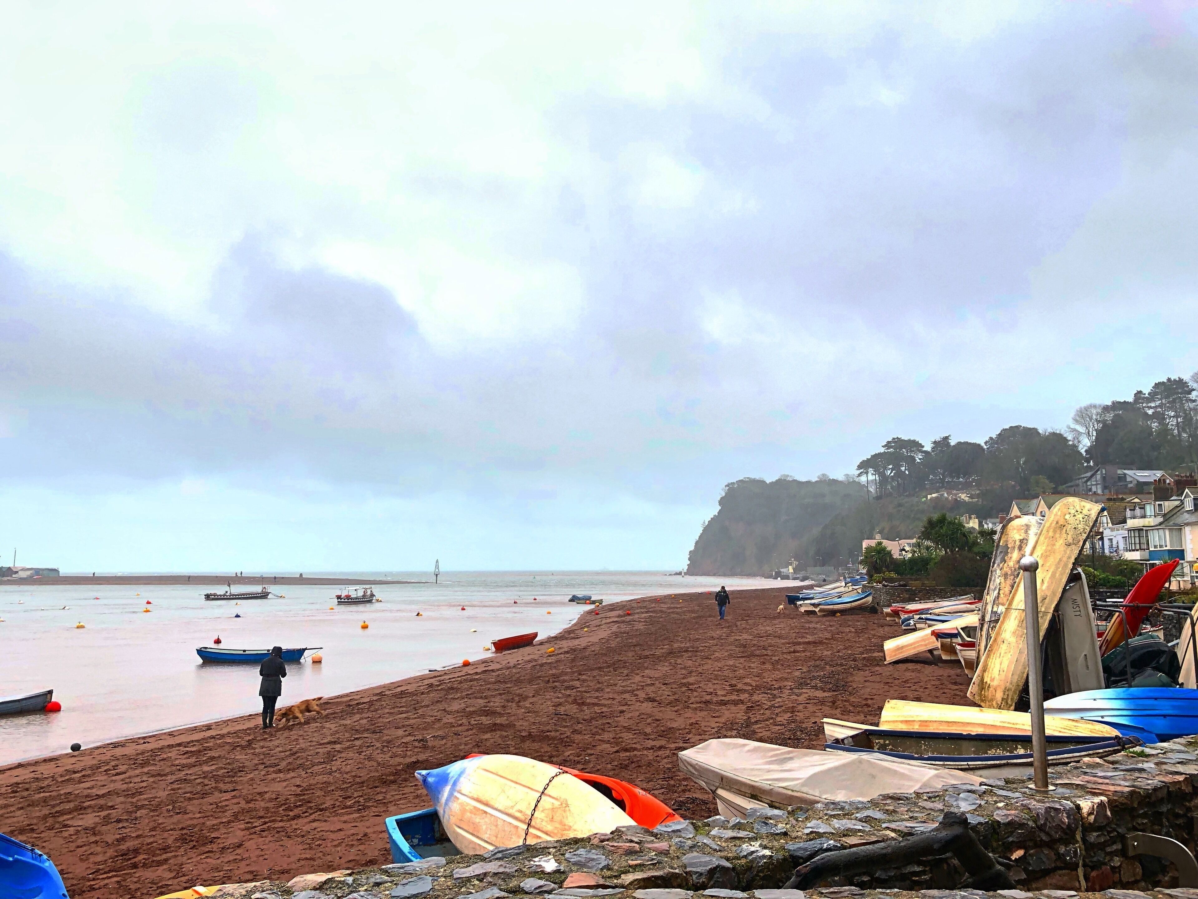 We spent three days and nights in purpose built Beach Hut. This is the view as the tide moves out. At high tide the waves are lapping at the back wall. It was an amazing experience.