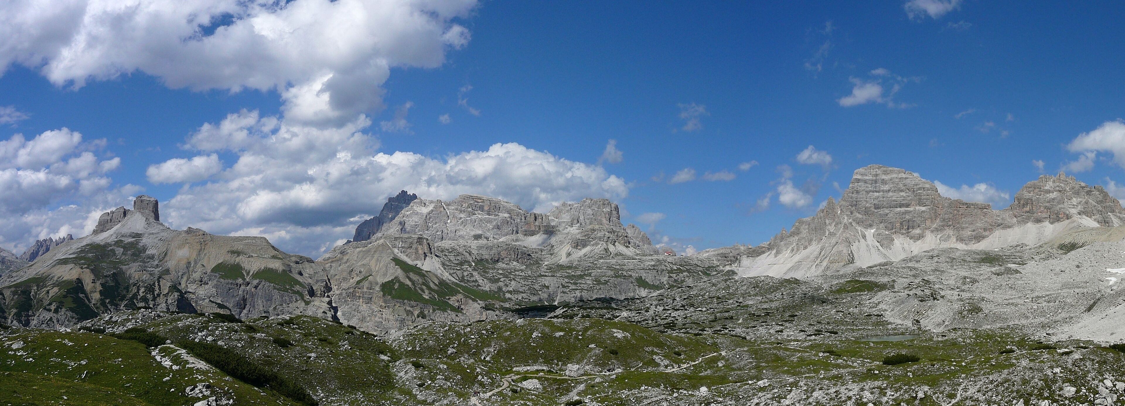 Panorama of Sexten Dolomites