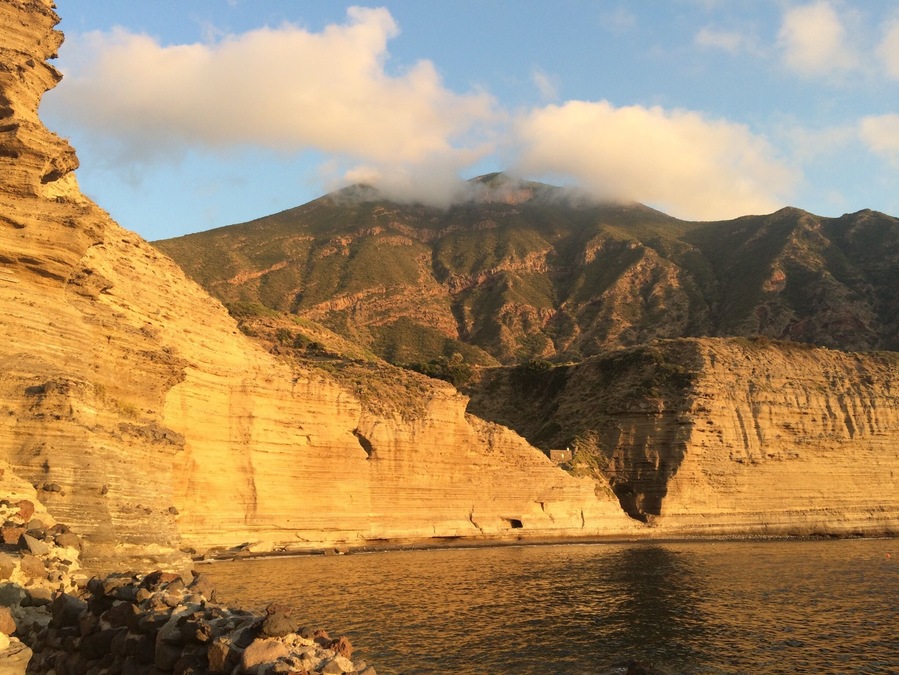 This is Pollara, a magic place too see the sunset and to enjoy the view of Salina, Eolian Island, Italy 🇮🇹