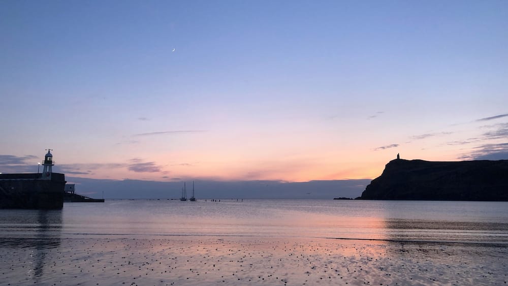 Sunset at Port Erin