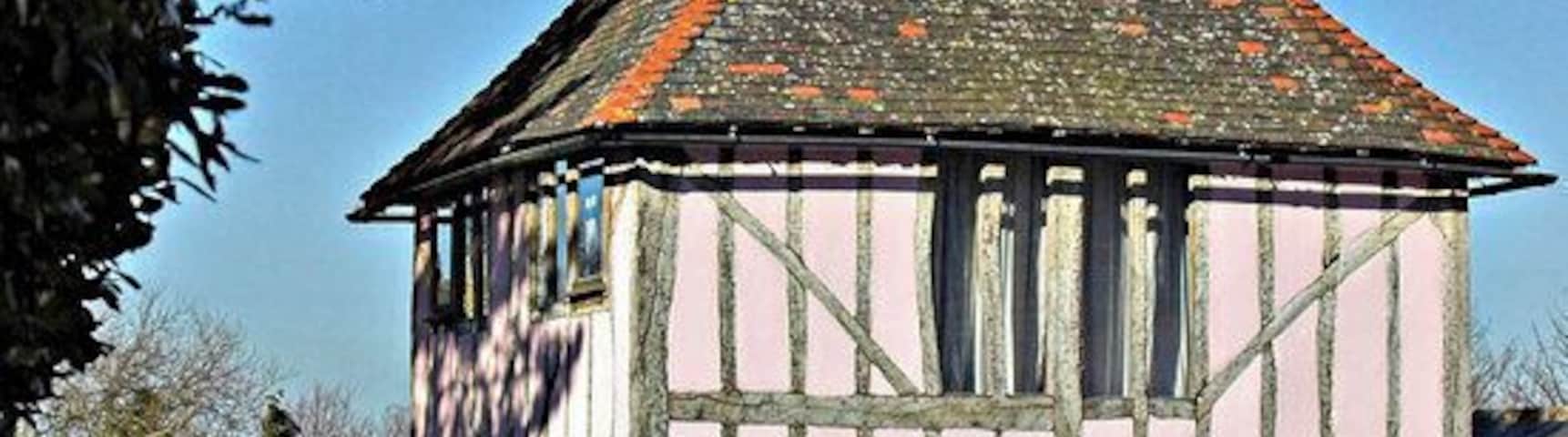 Half-Timbered building in Guilden Morden