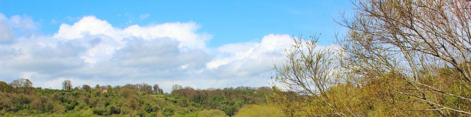 The River Boyne as seen from Newgrange Park in the Boyne Valley #green