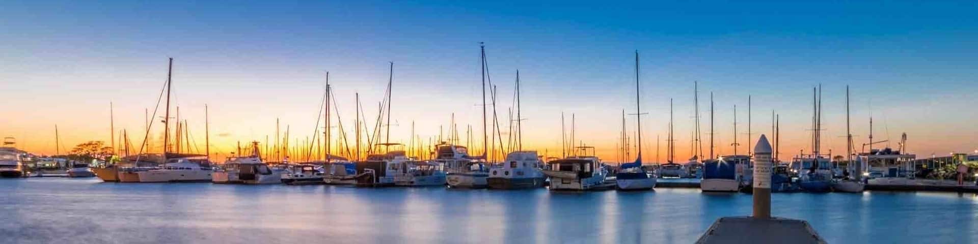 Blue hour at the boat ramp
Scarborough marina