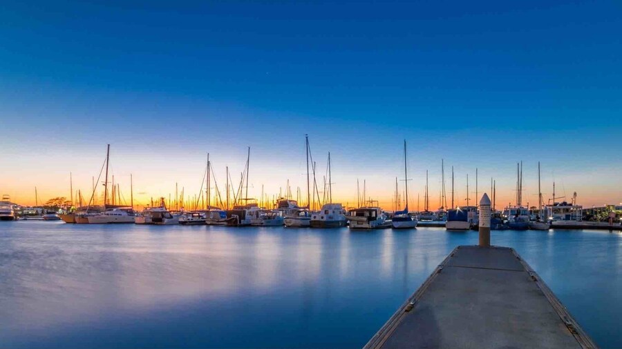 Blue hour at the boat ramp
Scarborough marina