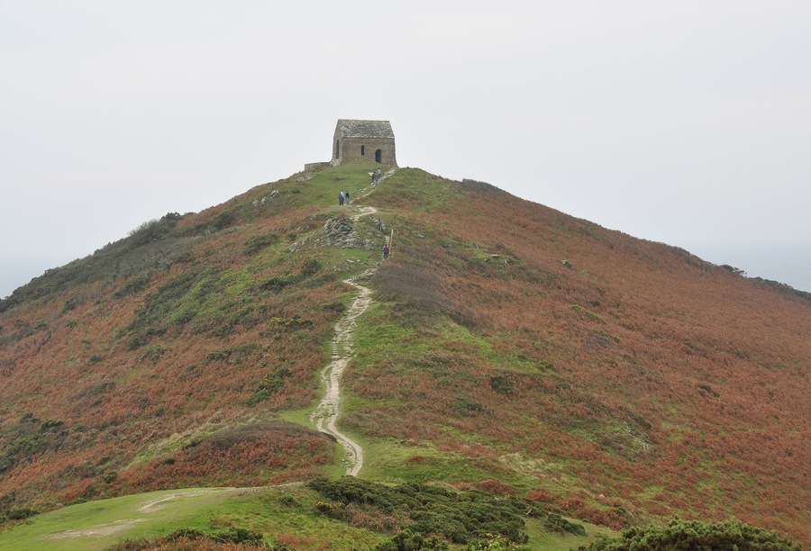 The Chapel of St Michael on Rame Head, Cornwall.