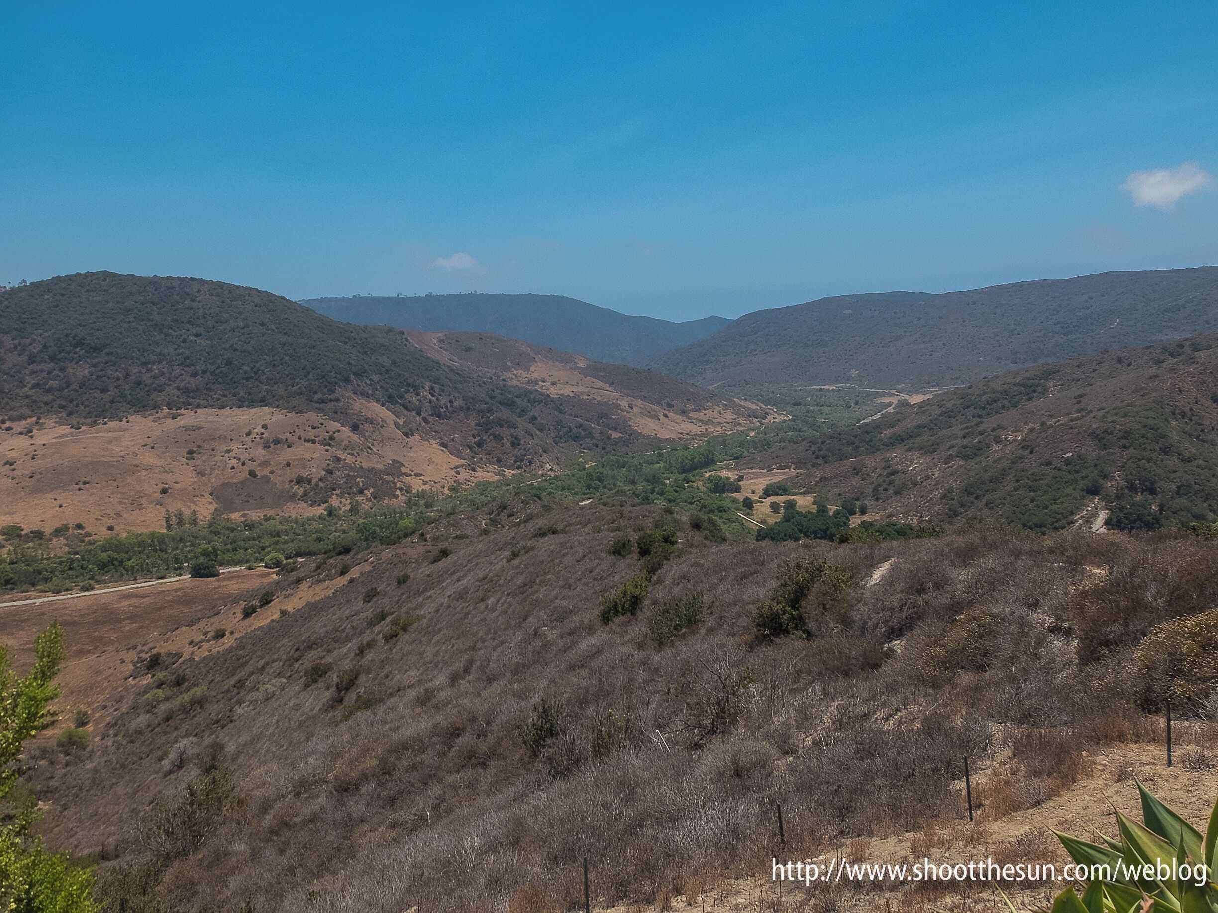 Wood Canyon as seen from the rear gardens of the Aetheneum.

[Note: I've posted a large gallery of shots on my blog, some of which will appear here on Trover. If you're looking for the full set, just follow this link: http://www.shootthesun.com/weblog/?p=2223]