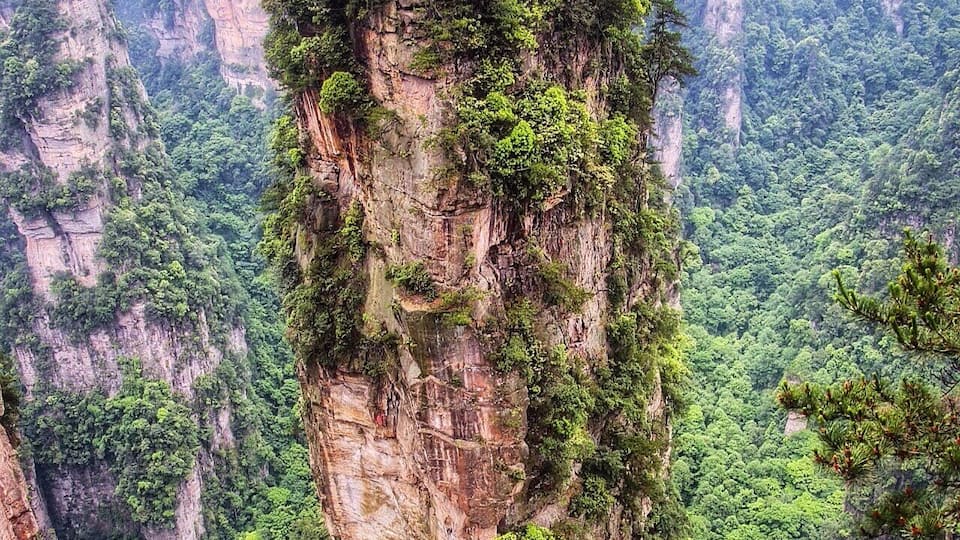You really do get to feel #AboveItAll in Zhangjiajie National Park in China. They don't call them the Hallelujah mountains for nothing! Featured in the move Avatar, these karst pillars are truly a sight to behold