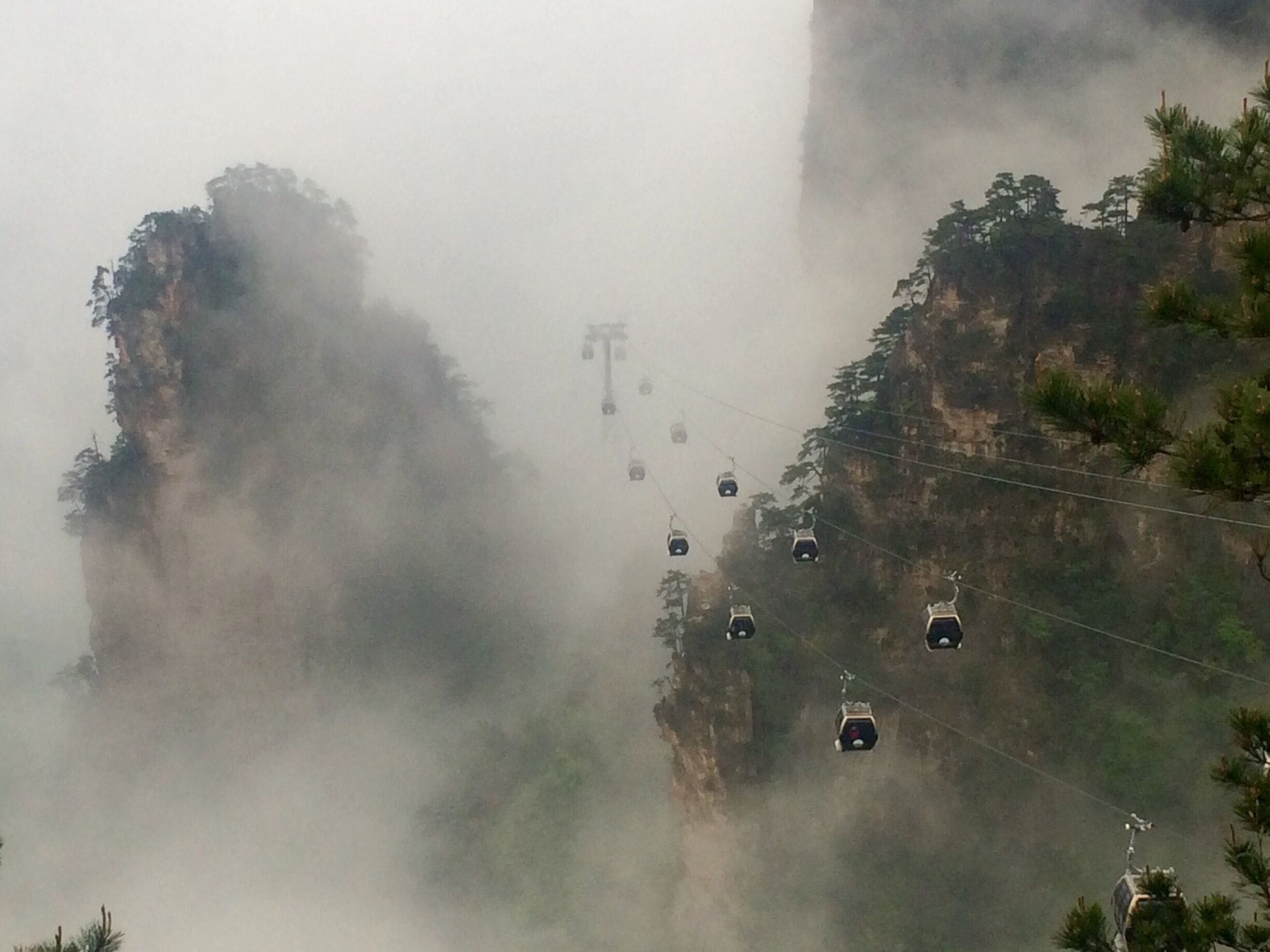 Surreal ride among floating mountains !! 