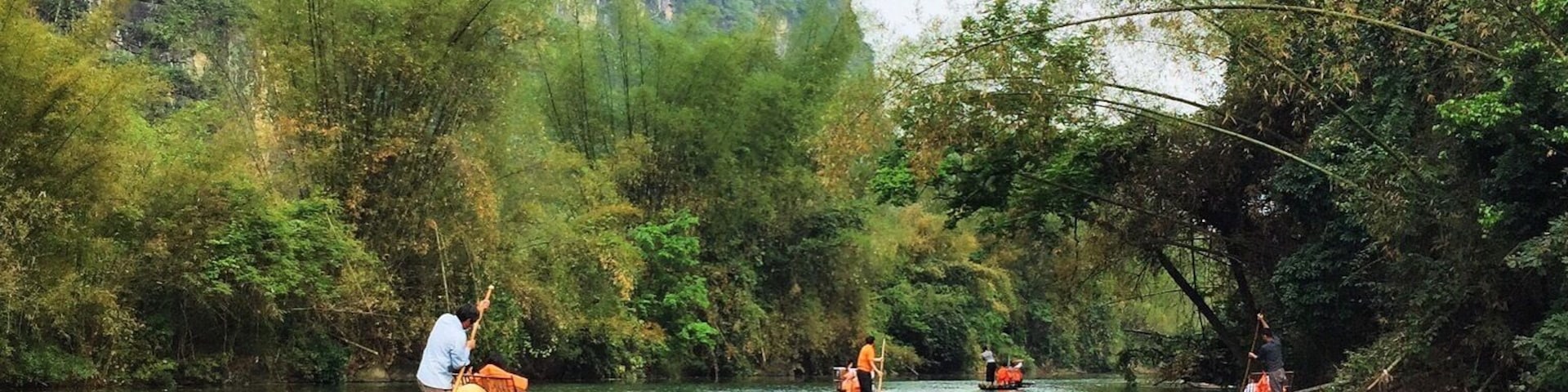 One of the best things we did during our visit to #Guilin and #Yangshuo was bamboo rafting on the Yulong River, just outside Yangshuo. You can hire bikes and cycle through the countryside to get to the launch site. you can do 3-4 hour trips along the river but as we were traveling with small kids, we just did a 45-minute trip. My 4-year old loved it! The scenery is incredible. #waterlust