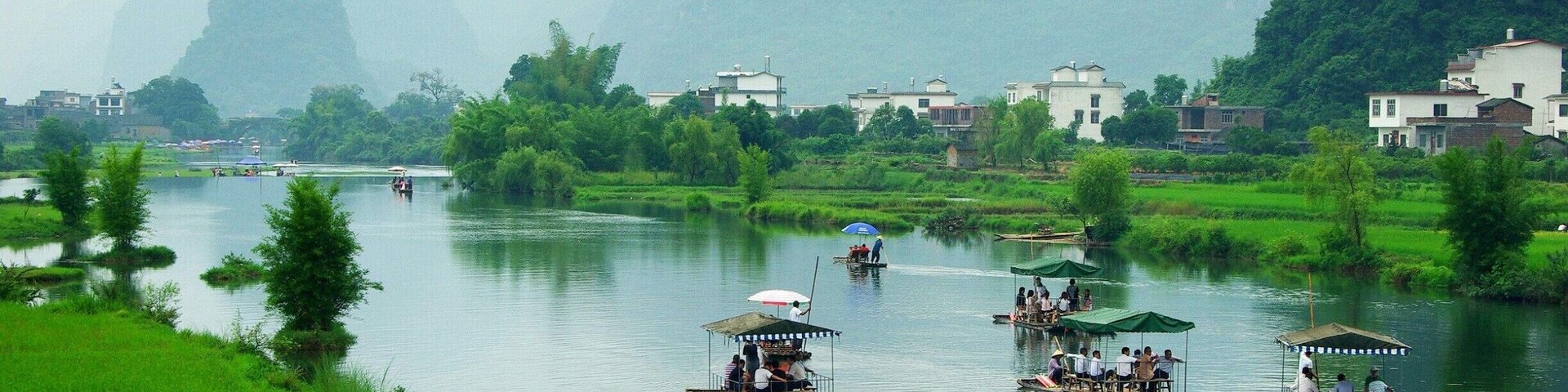 Spring to the poetically Liriver, the feeling when boating on the Liriver is very great, especially in Spring season with mists and fog swirled, the Liriver looks like a fairyland, also for us just like stepping into a beautiful Chinese painting:))