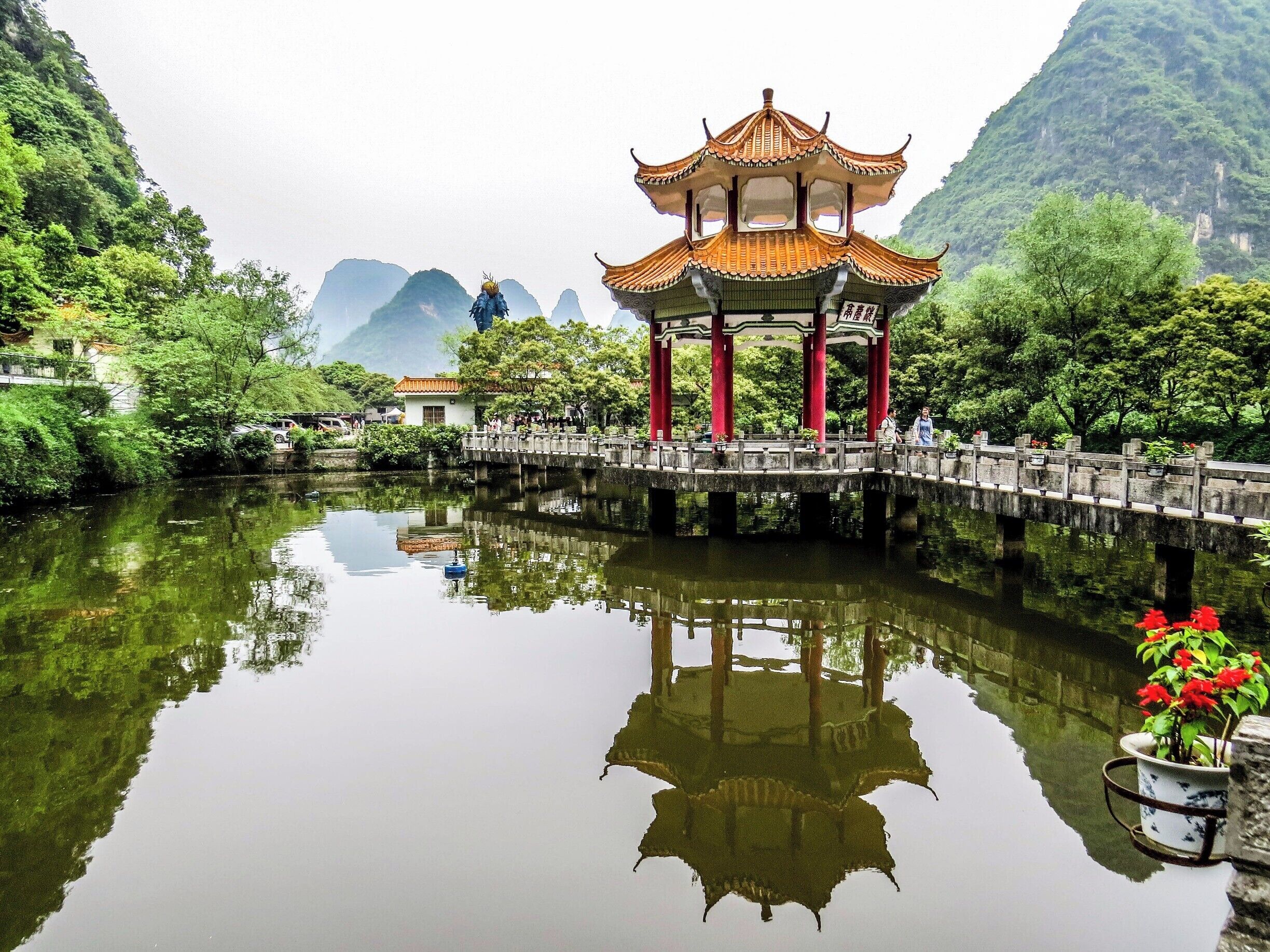 Dragon Cave entrance, Yangshuo, China.