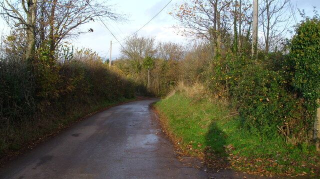 Wet lane in sunshine. Everywhere looks better when the sun shines.