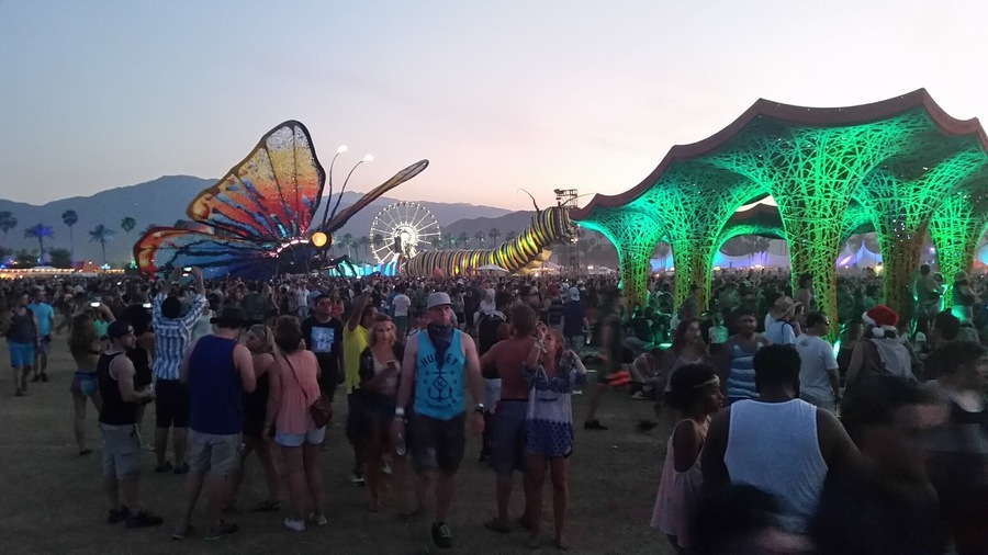 The sunset spectacle that is the Coachella Music and Arts Festival 2015 shimmers on the last evening of the event, April 19.
We chose this festival as one of many destinations in our year of full-time travel while still working from an RV. We also chose South By Southwest in Austin.
How do they compare?
http://rvluckyorwhat.com/2015/04/29/music-and-arts-festivals-how-does-coachella-compare-with-sxsw/
#Coachella2015
#SXSW
#Indio
#PalmSprings
#California
#Austin
#Texas
#Music
#Festival
#colorful