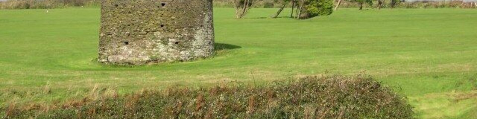 The Crafthole Dovecote This old and well-preserved dovecote sits in the middle of a golf course.