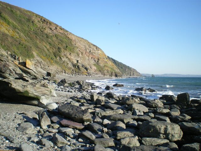 Battern Cliffs from Downderry beach