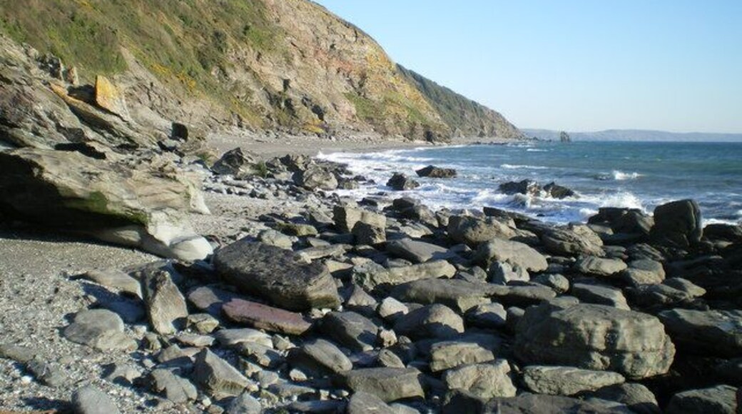 Battern Cliffs from Downderry beach