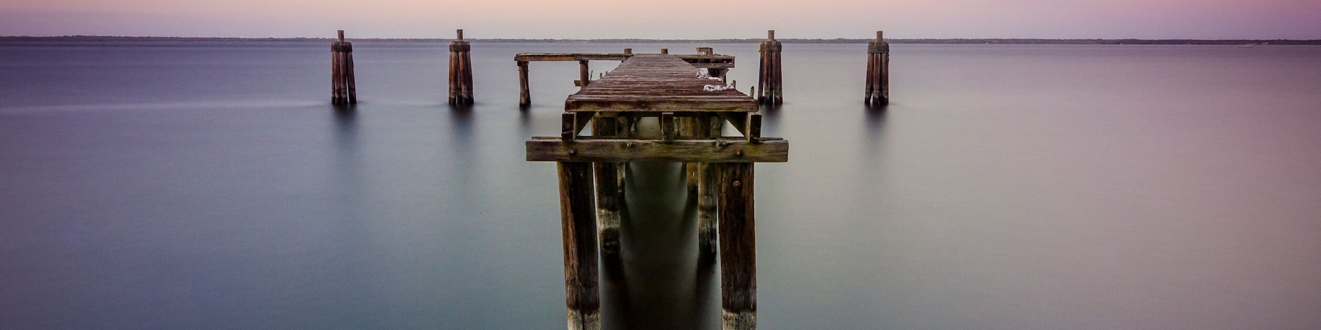 Sanford, FL dock at sunset