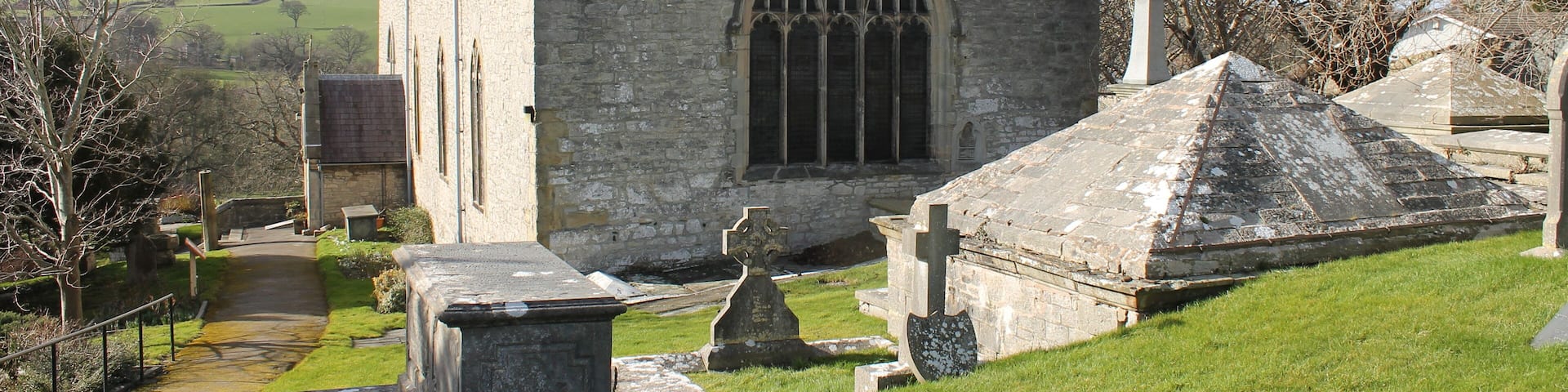 Grade: II* Church of St Sadwrn. Village of Henllan, Denbighshire, North Wales.