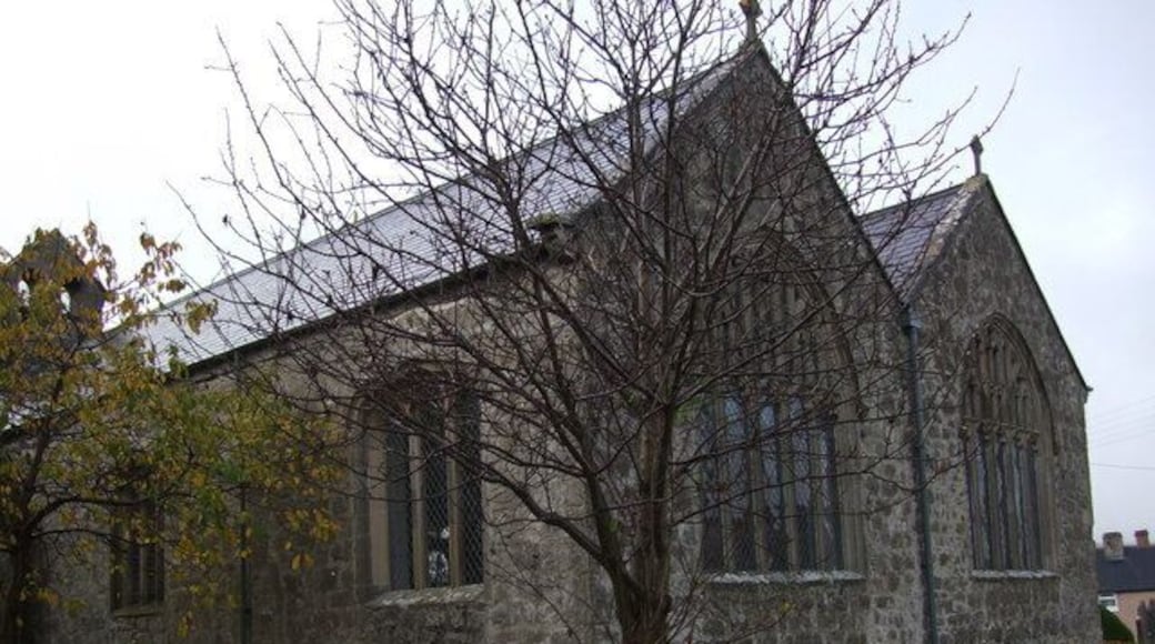 Parish church of SS Nefydd and Mary, Llannefydd, Conwy County Borough, Wales