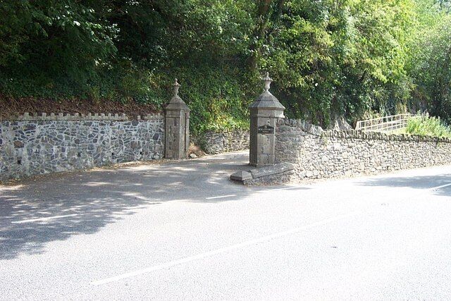 Bod Hyfryd Hall entrance. Bod Hyfryd Hall entrance at SH 78093 67686.