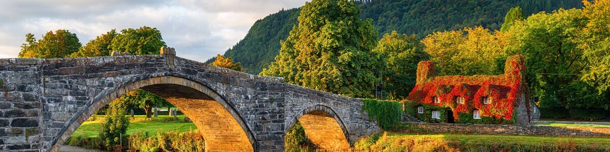 Autumn at Llanrwst in Wales
