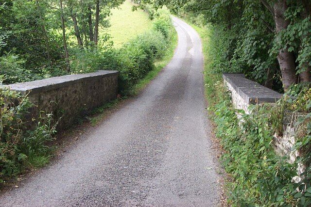 Pont y Groes Roadbridge. Pont y Groes Roadbridge at SH 81170 64719 looking Southwetwards.