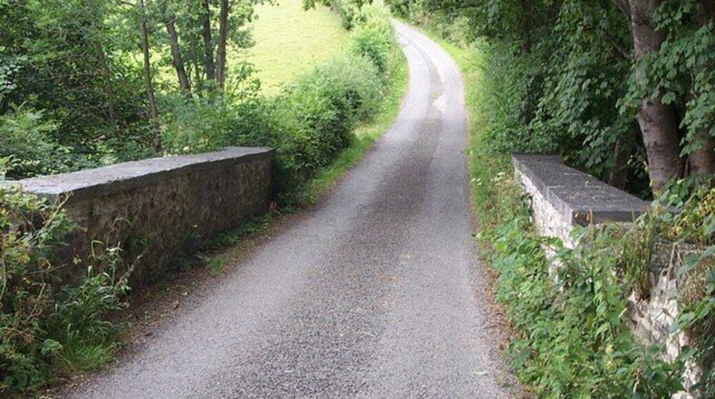 Pont y Groes Roadbridge. Pont y Groes Roadbridge at SH 81170 64719 looking Southwetwards.