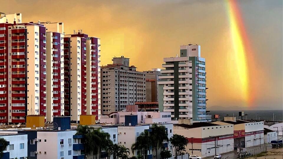 This is from my Daughter apartment on a raining day in Florianopolis
#AboveitAll Photo Contest