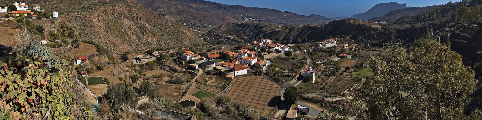 View of San Bartolome de Tirajana on Gran Canaria,Canary Islands,Spain,Europe
