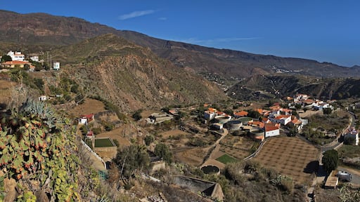 View of San Bartolome de Tirajana on Gran Canaria,Canary Islands,Spain,Europe