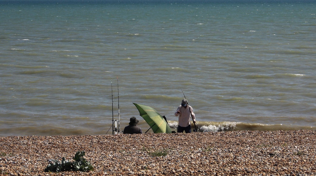 Coast path, Pett Level Road, Near Rye