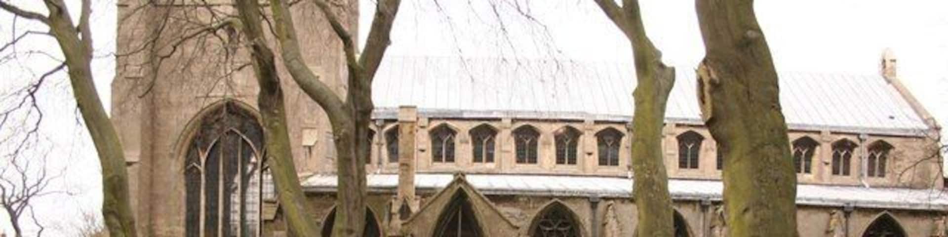 All Saints' church Footpath to the south porch of All Saints' church at Holbeach