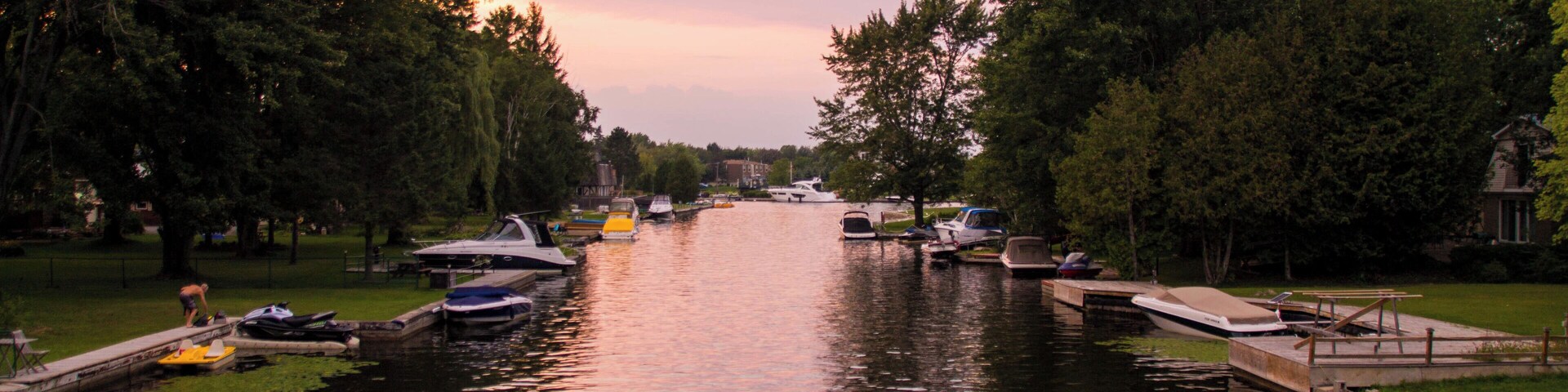 Lagoon City, a little community built on water, where everyone's backyard is water.