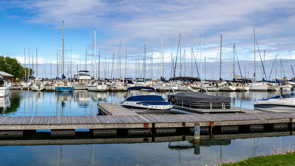 The Thornbury Harbour, Blue Mountains, Ontario, Canada
