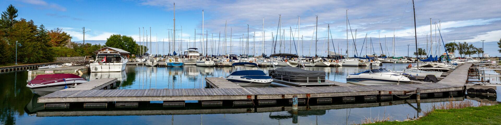 The Thornbury Harbour, Blue Mountains, Ontario, Canada