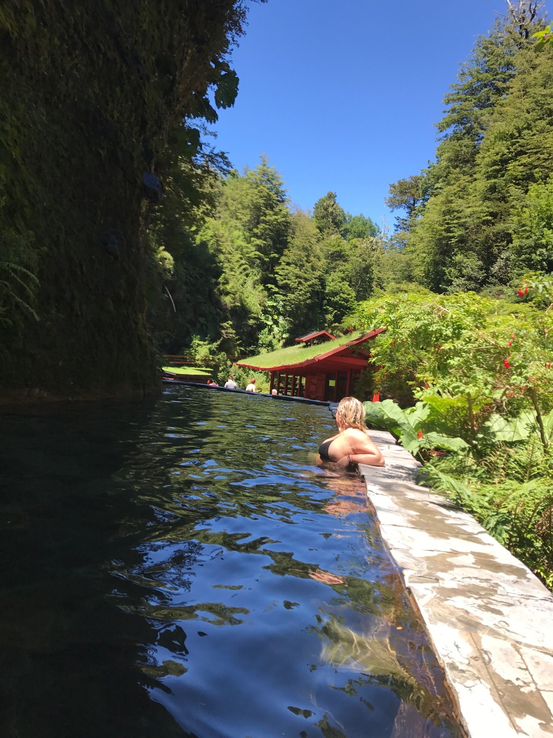 One of the more popular hot springs. Filled with natural Waterfalls and a big one also the coldest at the very end.