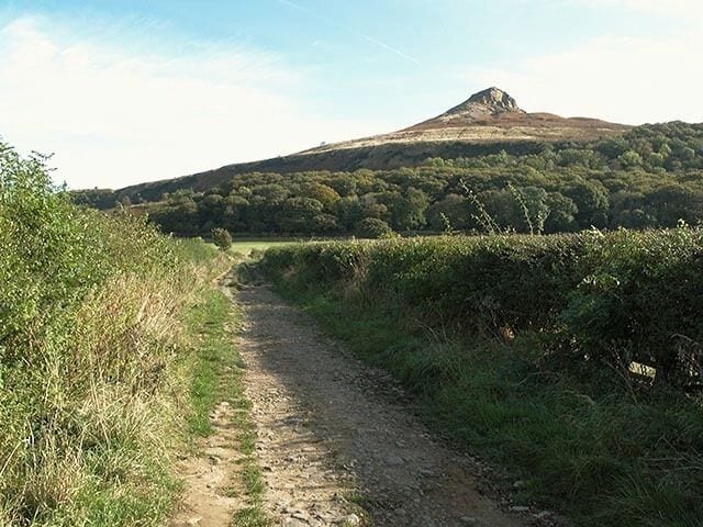 Roseberry Lane Bridleway leading from Newton-under-Roseberry to Newton Wood and Roseberry Topping