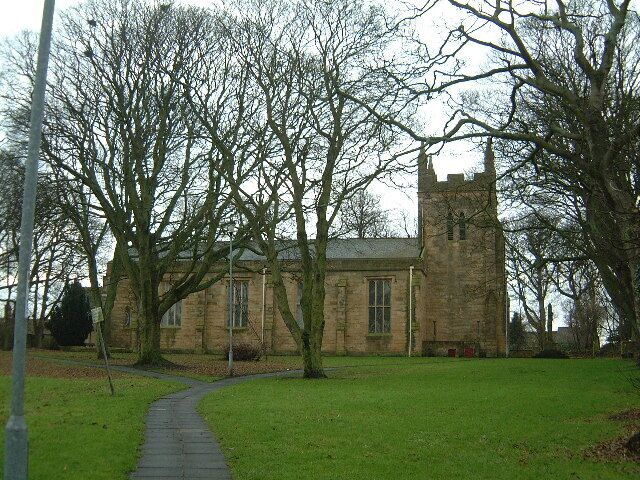 St Paul's parish church, Winlaton, Tyne and Wear (formerly County Durham), seen from the north