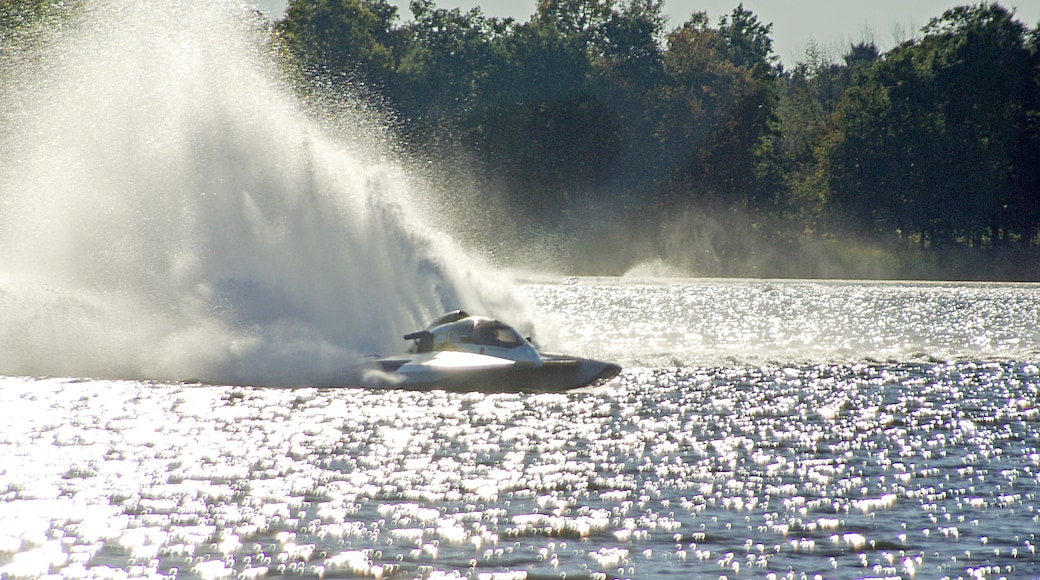 Hydroplane racing on the 500 acre Stony Creek Lake.